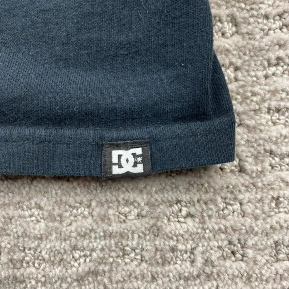 DC Shoes Shirt Men Extra Large XL Black Modified Cut-Off Sleeveless T-Shirt - Picture 3 of 9